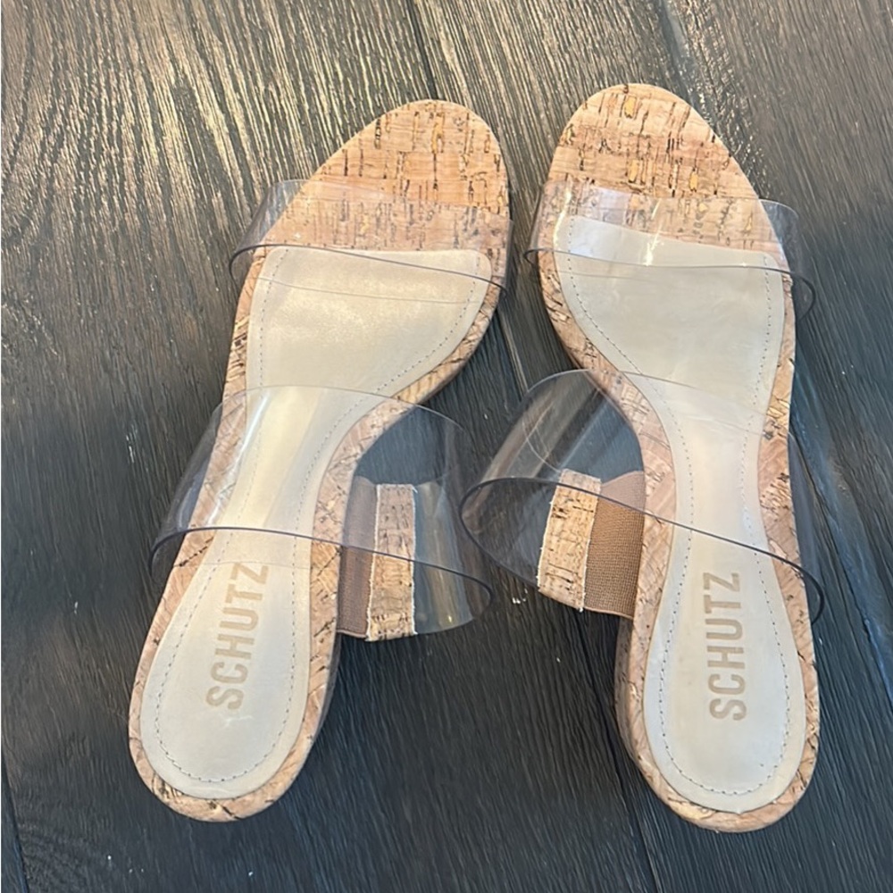 Schutz block heels
